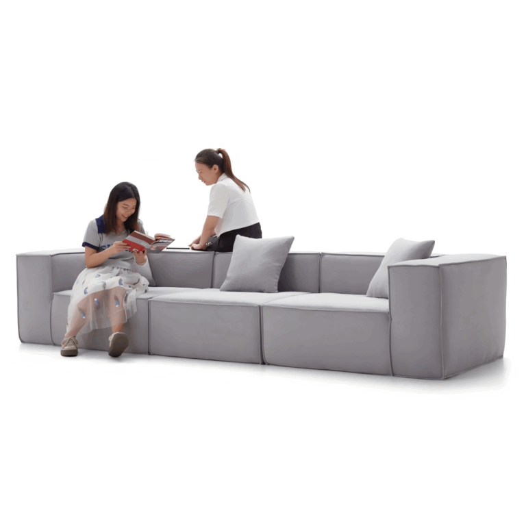Ergonomic task chair with adjustable lumbar support in a modern office setting