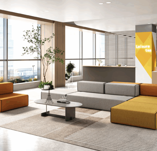 Comparison chart showing different categories of commercial office furniture.