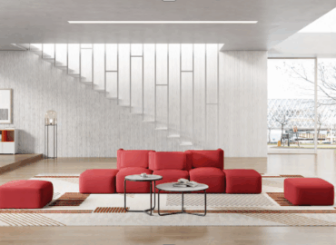 Executive office suite with high-end custom furniture from a premium manufacturer.
