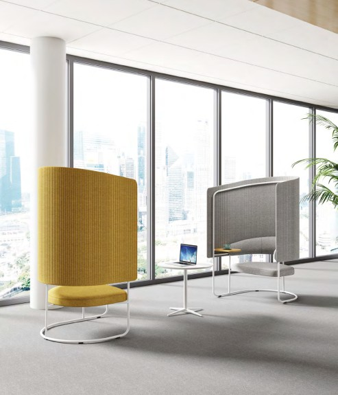 Modern office furniture factory showing quality control inspection process