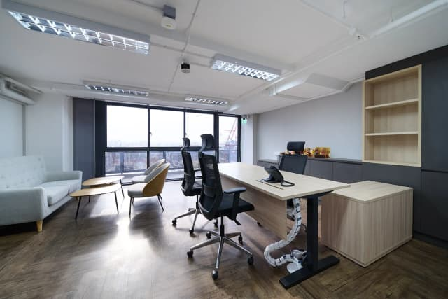 office desk and chair