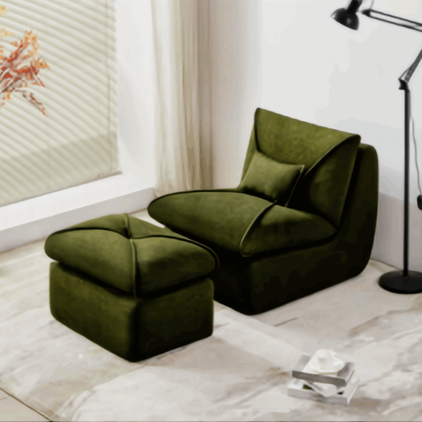 Modern office lobby with modular reception seating in a 2026 corporate environment