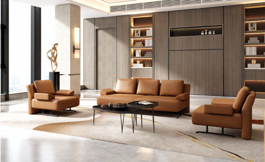 Modern office interior in Dubai featuring ergonomic task chairs and collaborative zones