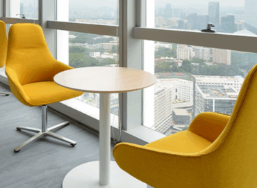 Comparison of different open office workstation configurations for team collaboration