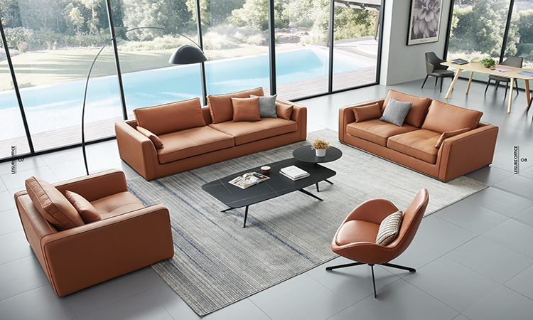 Comparison chart showing different furniture materials for laboratory offices.