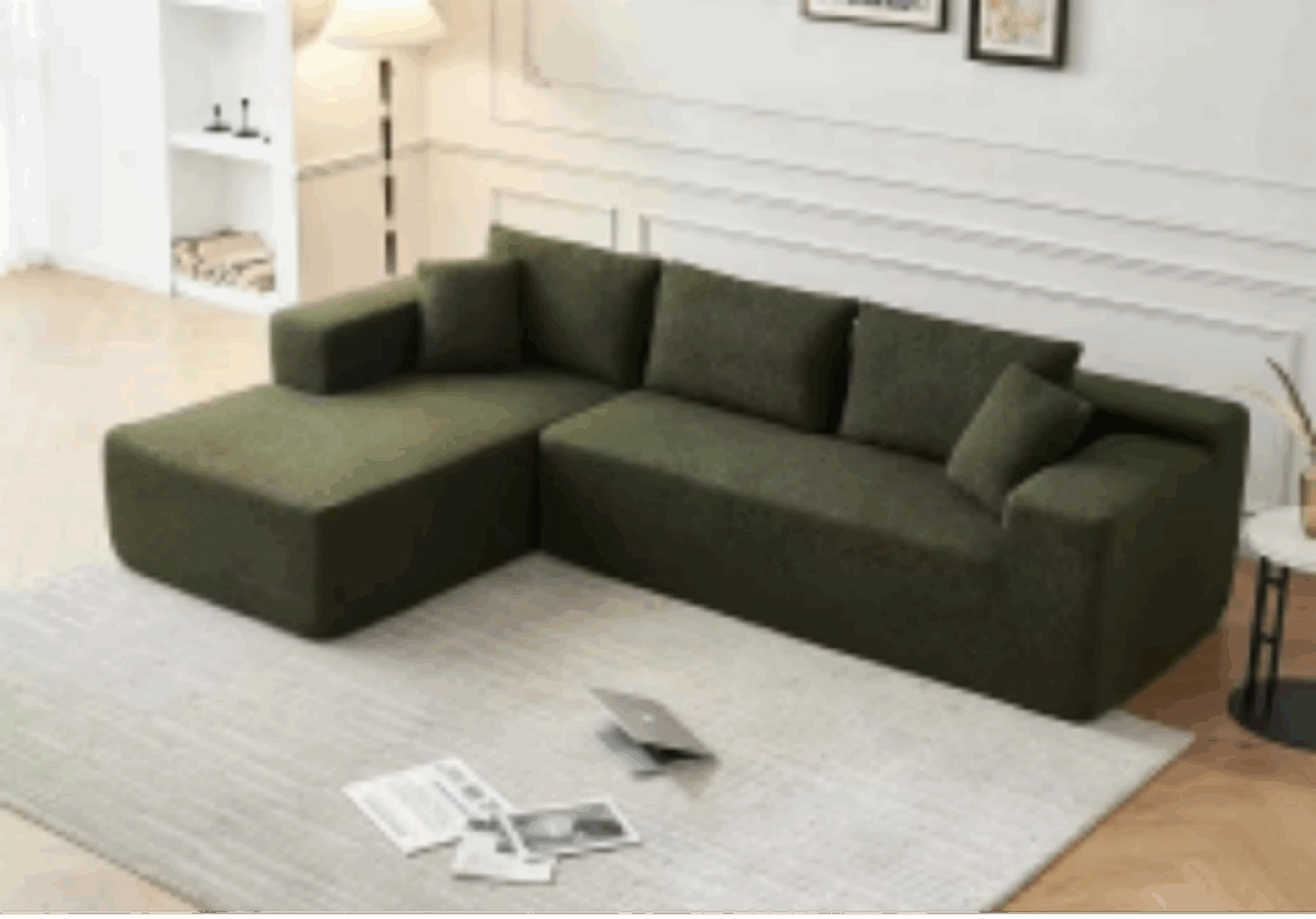 Professional healthcare procurement manager reviewing office furniture specifications
